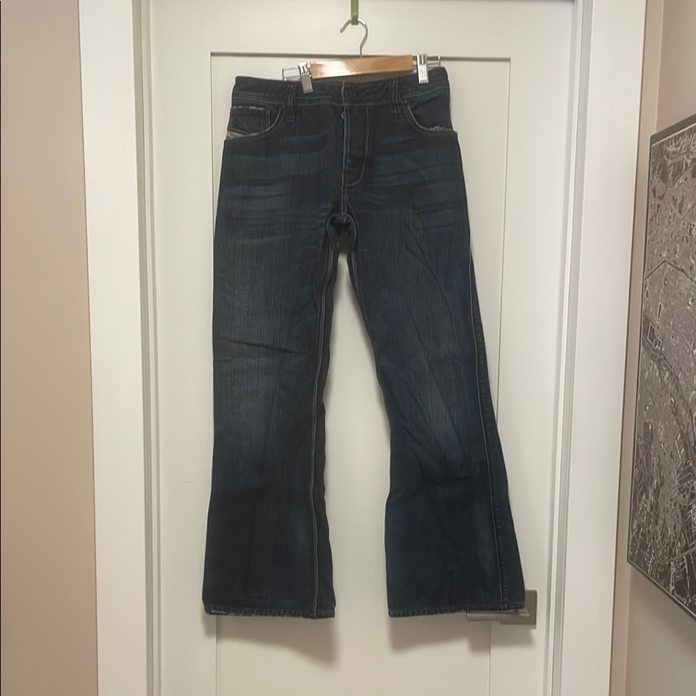 Diesel Industries Zaf Dark Blue Flared Jeans31-32